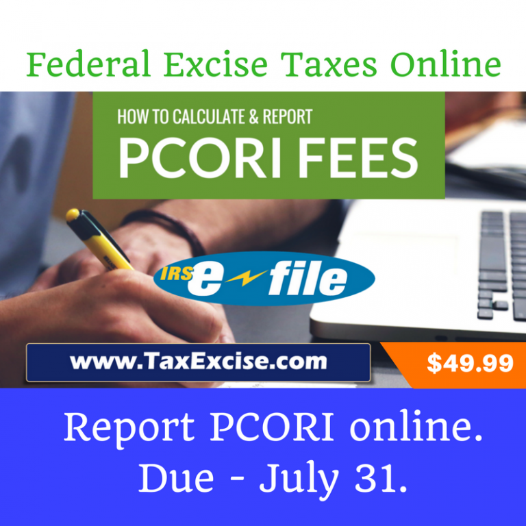 PCORI Fee Reporting in Excise Tax Form 720 IRS