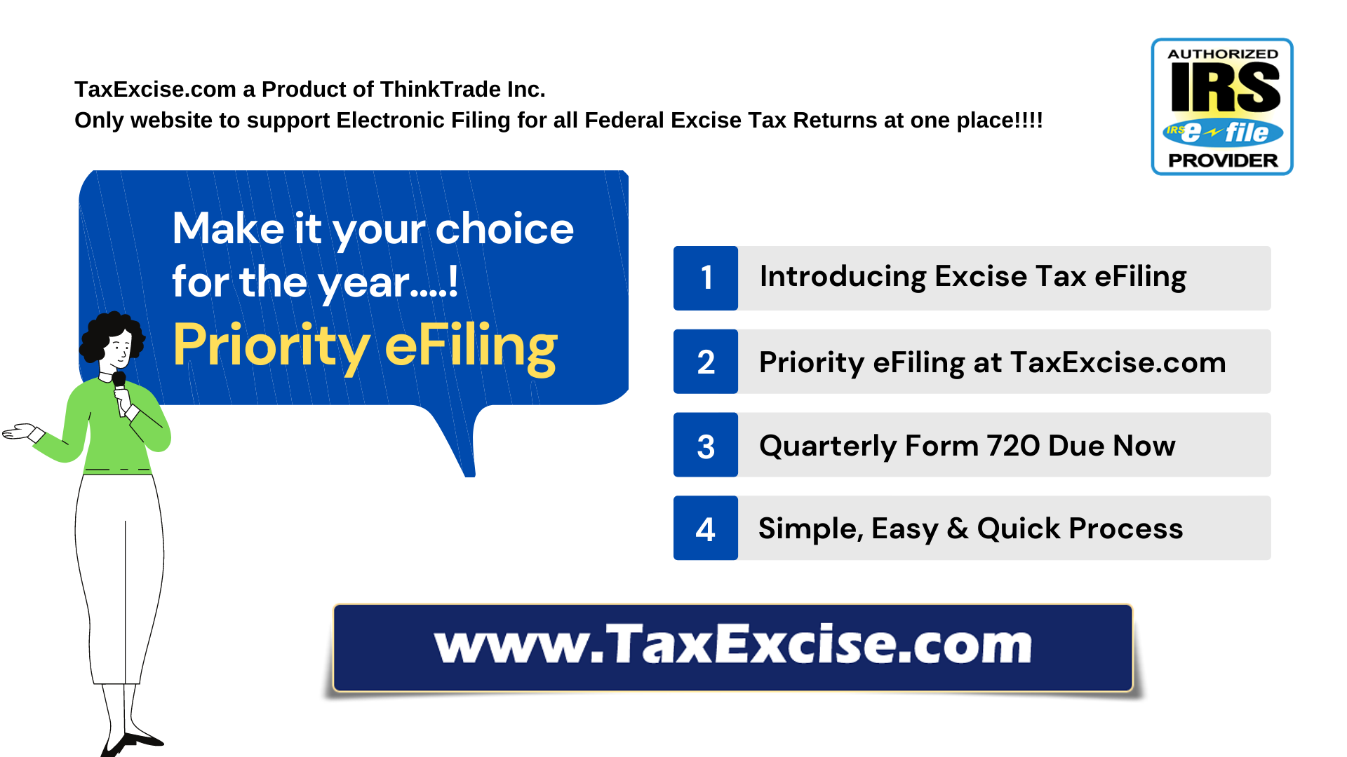 Federal Excise Tax EFiling TaxExcise IRS Authorized Electronic 