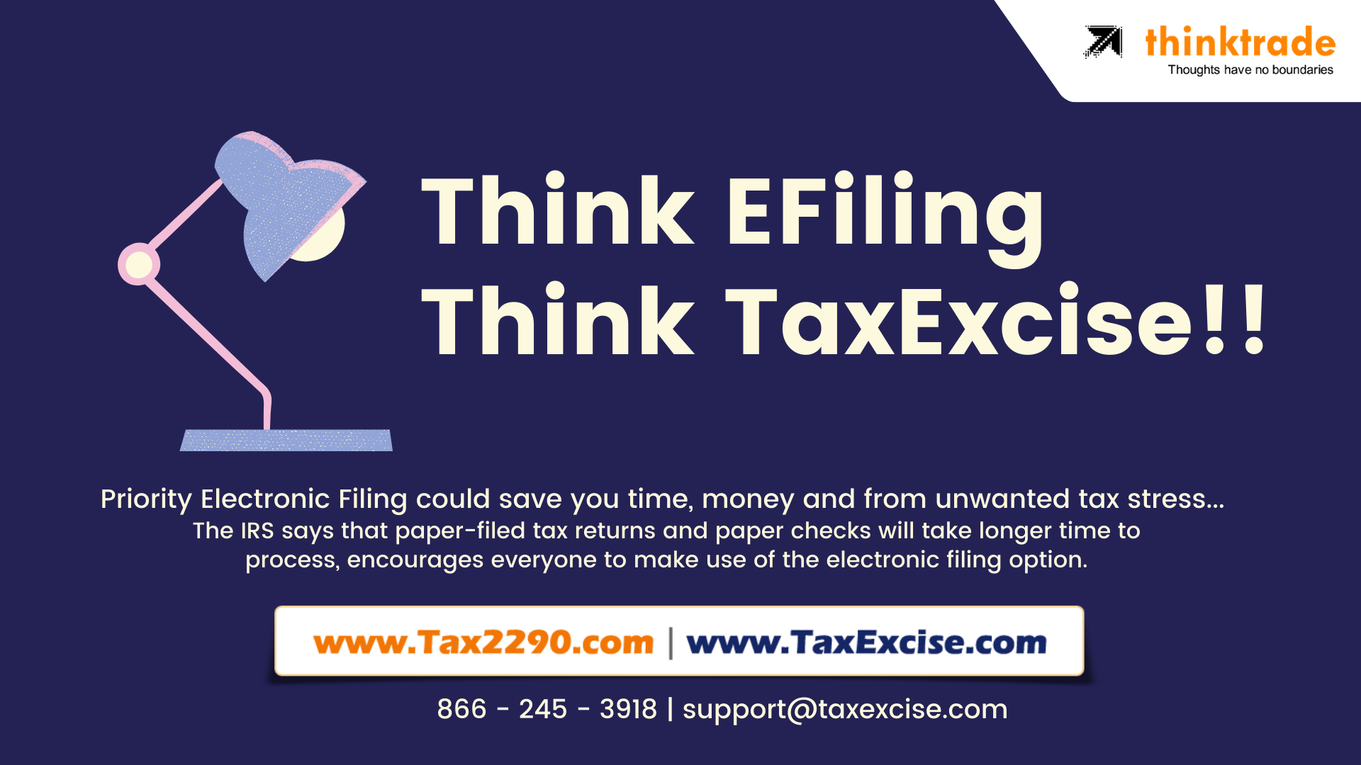 think efiling at TaxExcise
