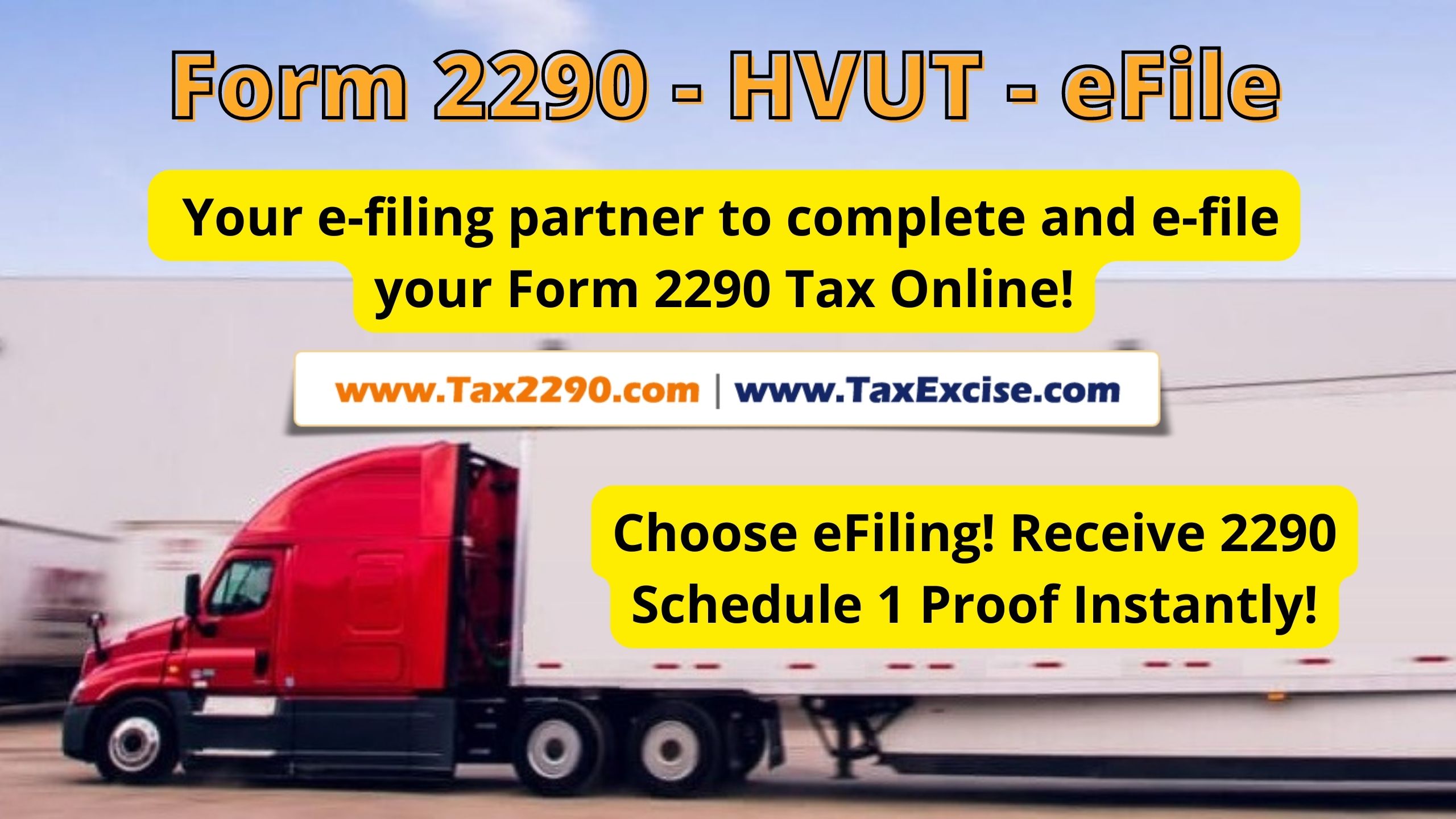 IRS Truck Tax Form 2290 electronic filing for 2022