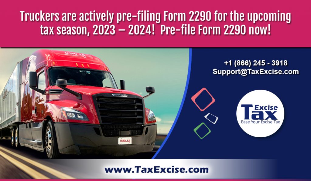 Advantages of Prefiling Form 2290 on